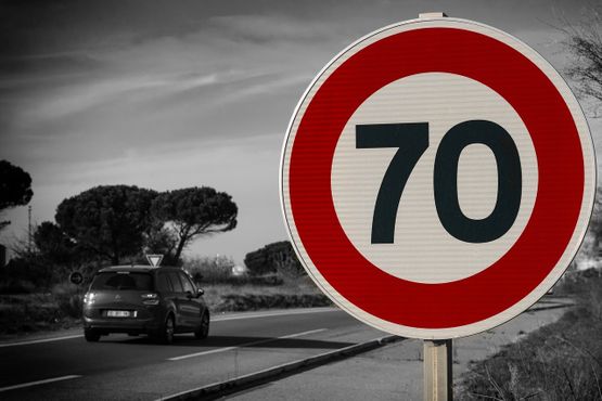 señal limite de velocidad